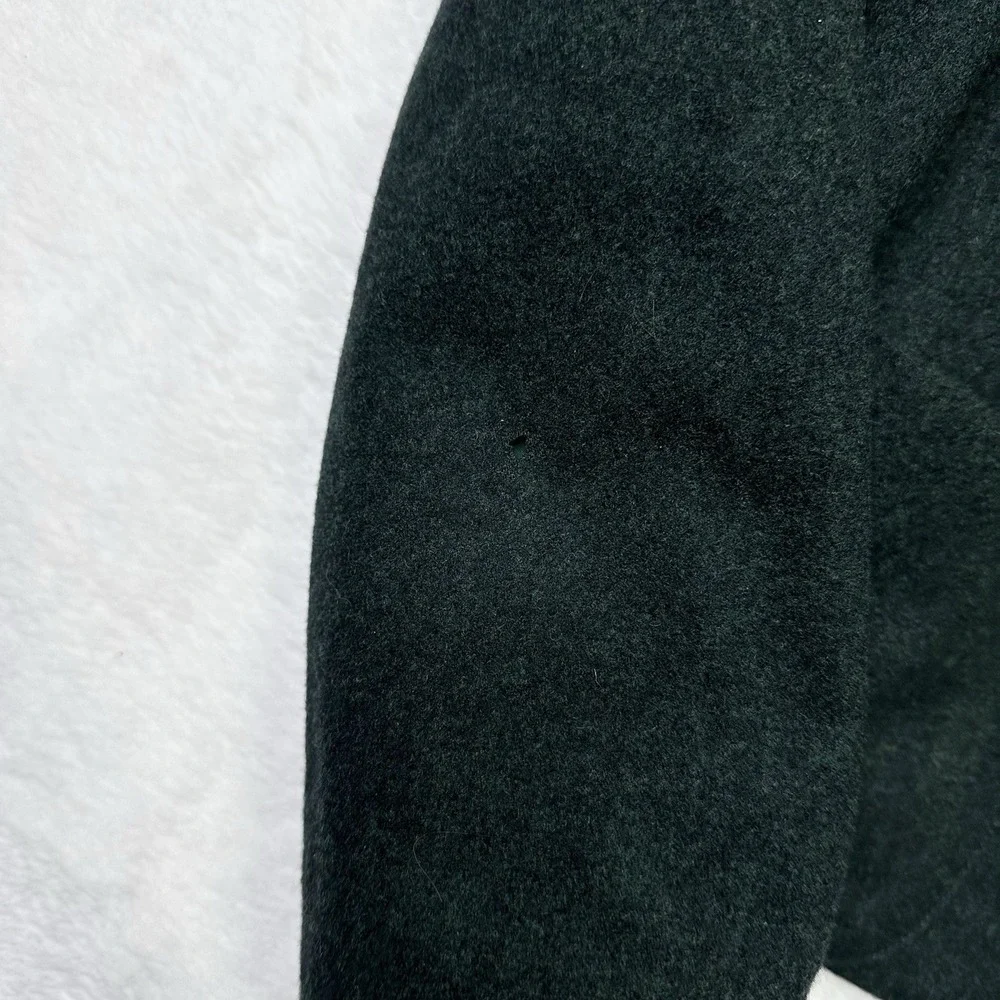 Vintage Wool Jacket Womens Small Hunter‎ Green Handmade Japan 40s 50s Jan Welch